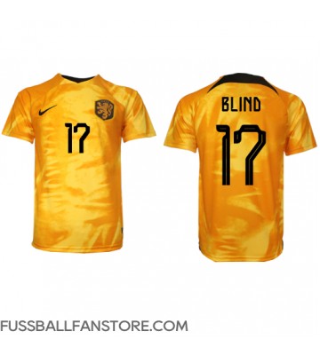 Niederlande Daley Blind #17 Replik Heimtrikot WM 2022 Kurzarm